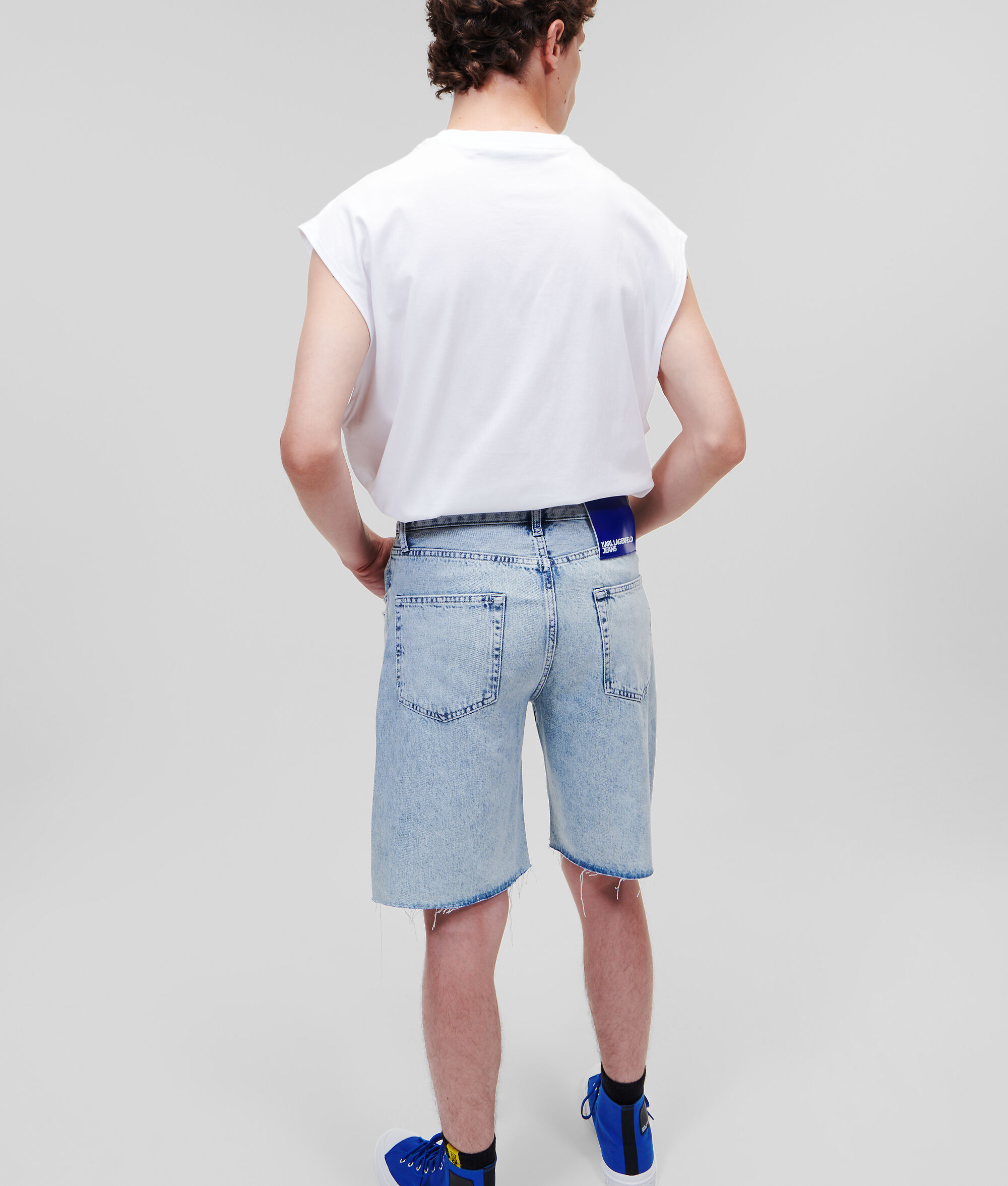 (image for) Stunning KLJ RELAXED DISTRESSED DENIM SHORTS